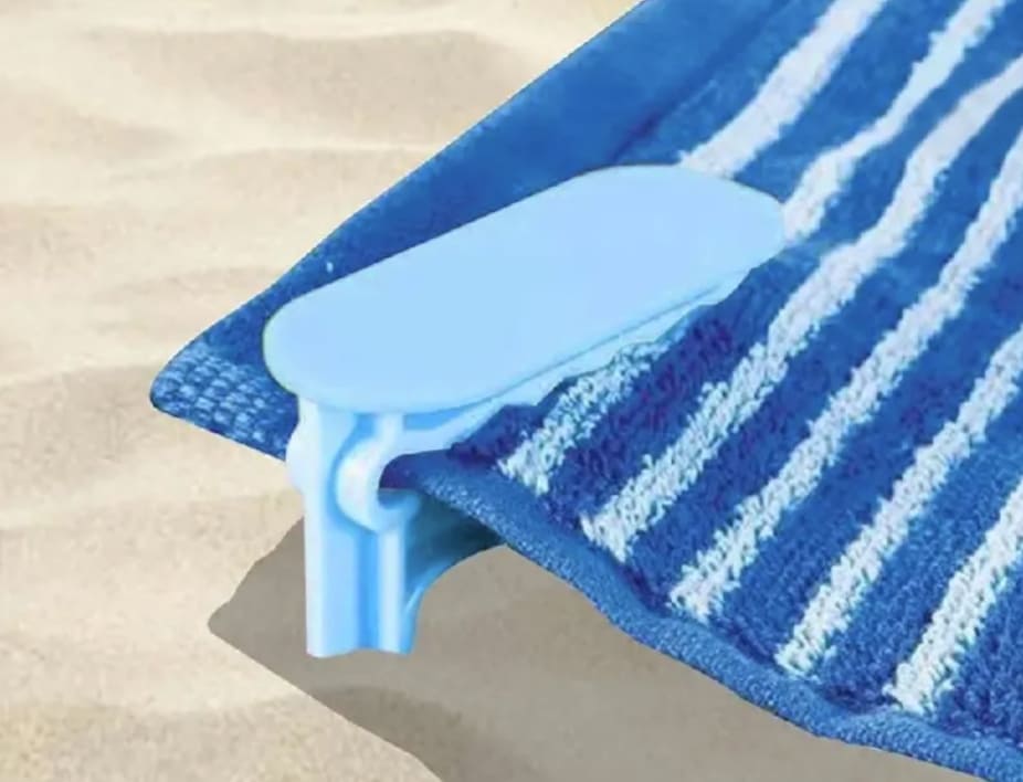 3d printed gadget_beach towel clip